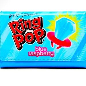 Betsey Johnson Blue Raspberry Clutch